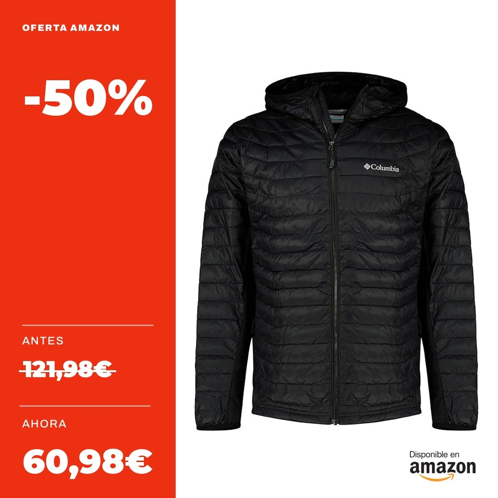 Columbia Chaqueta híbrida con capucha Powder Pass