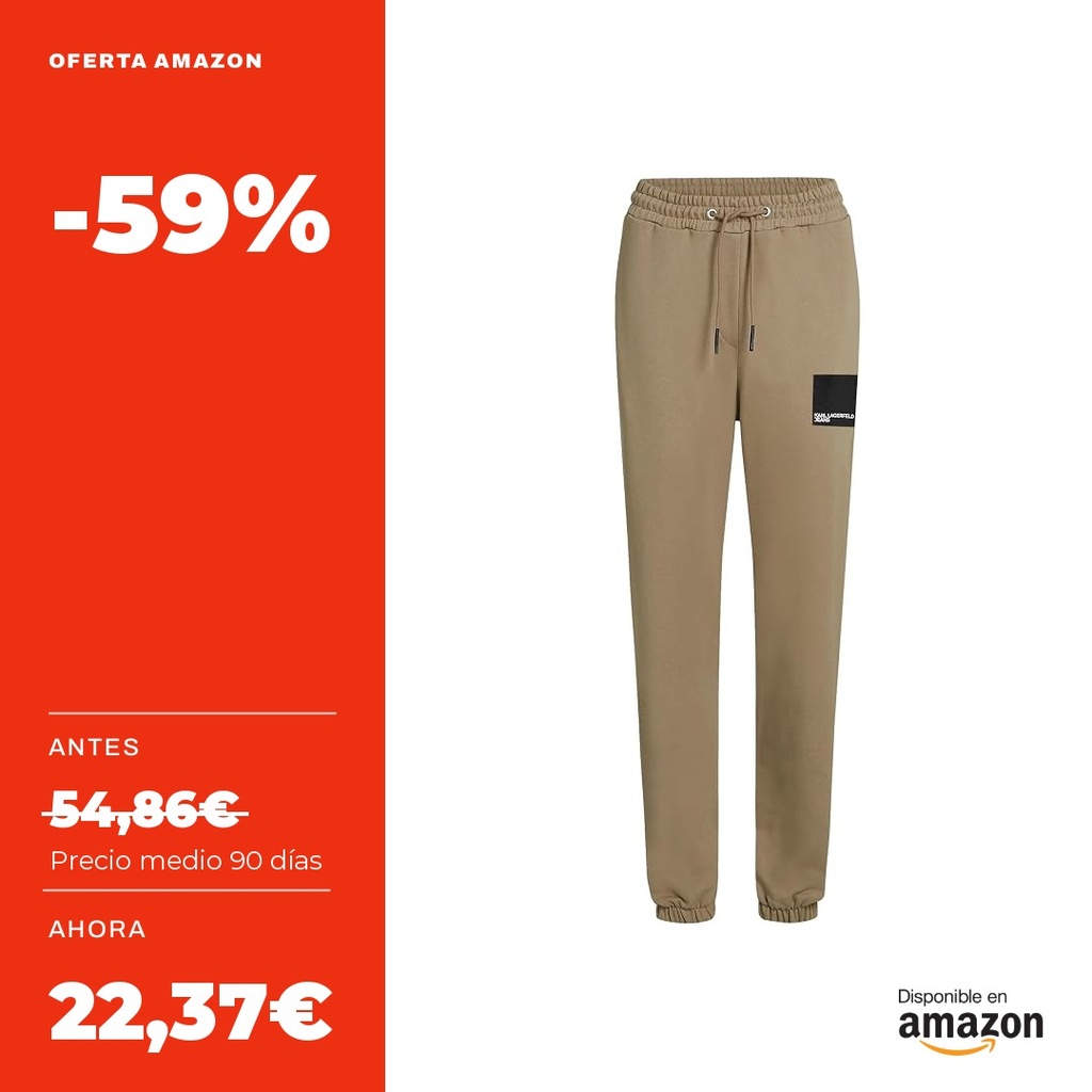 KARL LAGERFELD JEANS Pantalones con logo en caja