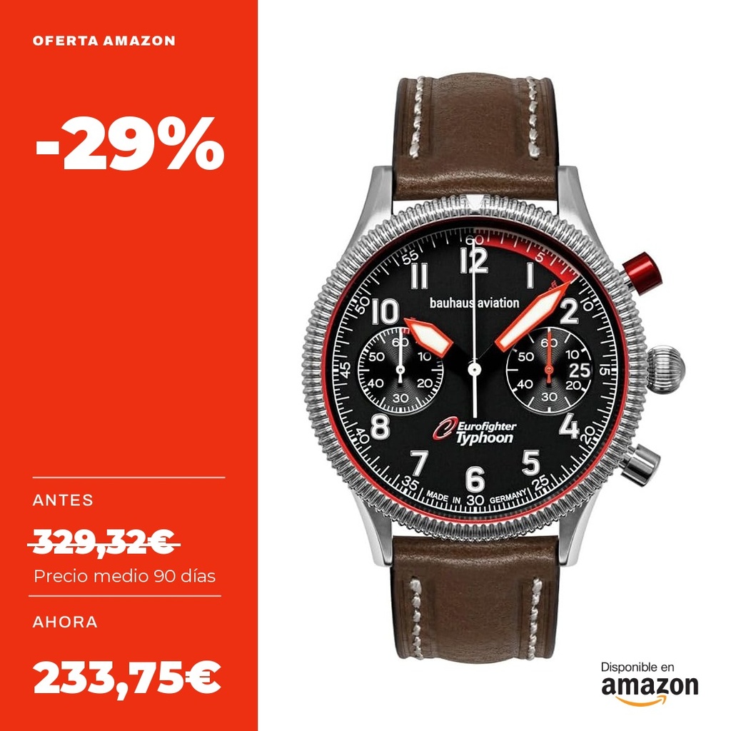 Bauhaus Aviación Eurofighter, Cuarzo, 25762