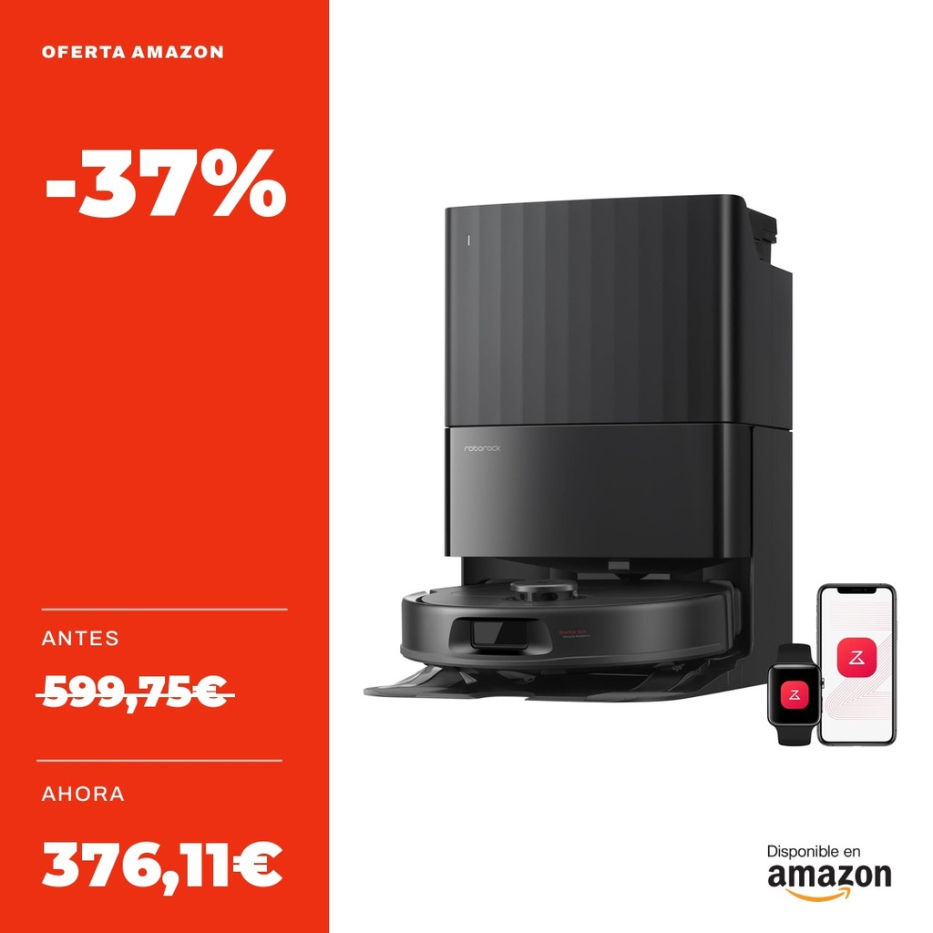 roborock Robot aspirador Qrevo S Pro 18 500 Pa negro