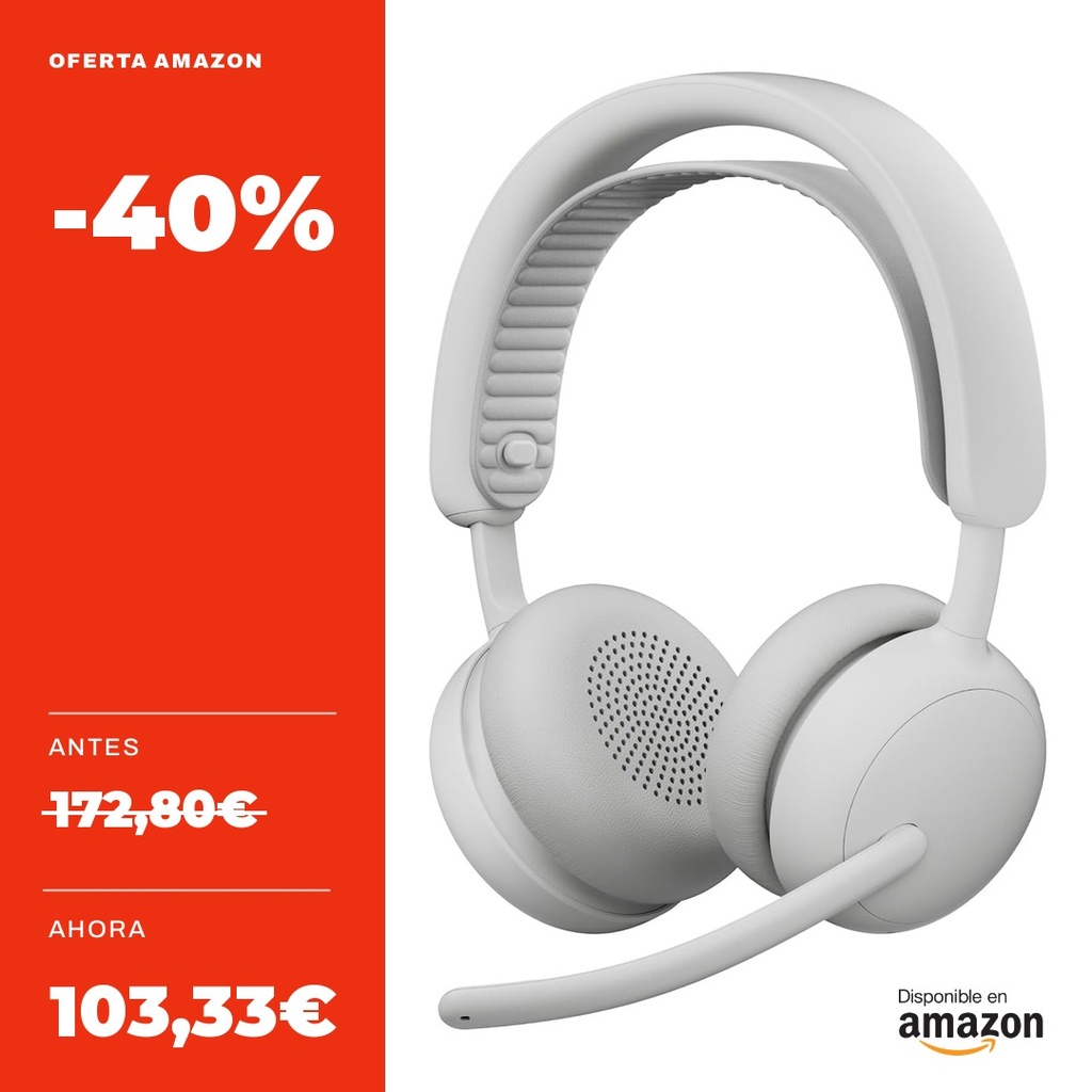Logitech Zone Wireless 2 ES: Auriculares inalámbricos